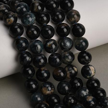 Natural Blue Tourmaline Beads Strands GG-NH0002-A01-10mm-1