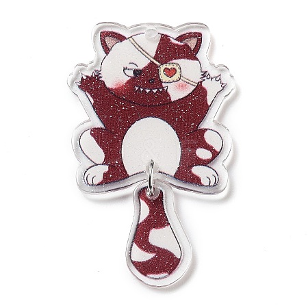 Acrylic Pendants OACR-R267-06E-1