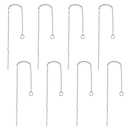 10 Pairs 304 Stainless Steel Earring Findings STAS-YW0001-09-1