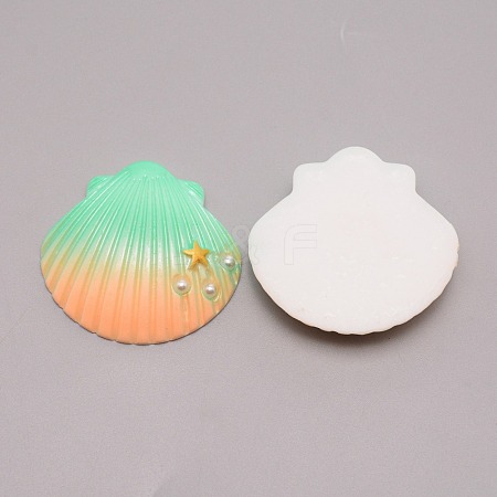 Resin Cabochons CRES-WH0010-002D-1