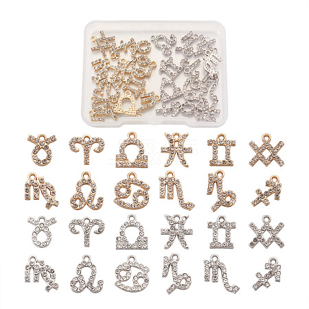 2 Sets 2 Colors Zinc Alloy Pendants ALRI-FW0001-02-1