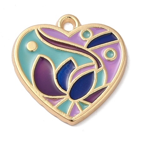 Zinc Alloy Enamel Pendants ENAM-Z013-01A-01-1