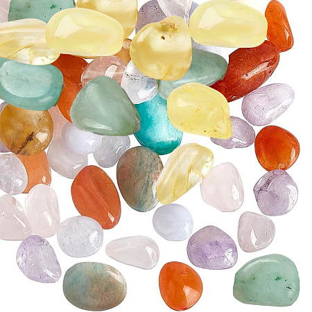 60Pcs 6 Styles Natural Mixed Gemstone Beads Strands G-PH0002-47-1