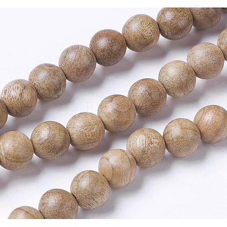 Natural Wood Beads Strands X-WOOD-J001-02-8mm-1