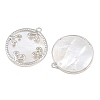Brass & Natural Shell Pendants SH-CBA7BFE-02A-P-2
