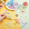   32Pcs 8 Colors 8-Hole Mini Acrylic Earring Hanger EDIS-PH0001-85-3