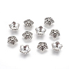 Tibetan Style Bead Caps TIBEB-A24621-AS-LF-1