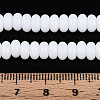 Opaque Spray Painted Glass Beads GLAA-ZX008-6mm-18G-4