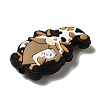 Cartoon Cowboys Denim Silicone Beads SIL-S06-09C-2