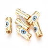 Brass Enamel Beads X-KK-L189-20G-1
