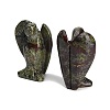 Natural Dragon Blood Carved Angel Figurines G-O200-03J-02-2