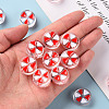 Transparent Enamel Acrylic Beads TACR-S155-005F-5