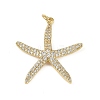 Brass Micro Pave Cubic Zirconia Pendants KK-R230-02G-1