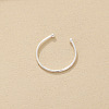 Stainless Steel Circular/Horseshoe Barbell Nose Rings for Women Men WG949CF-06-1