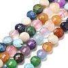 Natural & Synthetic Mixed Gemstone Beads Strands G-C179-A6mm-13-2