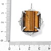 Natural Tiger Eye Pendants G-I381-01P-07-3