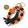 Alloy Silicone Keychain HJEW-JM02211-3