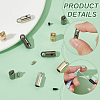 48Pcs 3 Colors Zinc Alloy Cord Ends FIND-PH0023-60A-5