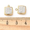 Polymer Clay Rhinestone Charms STAS-Q345-30G-3