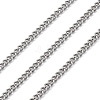 304 Stainless Steel Curb Chains CHS-M009-10P-02-1