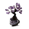 Natural Amethyst Chips Tree Sculpture DJEW-K026-01A-2