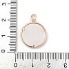 Brass Micro Pave Clear Cubic Zirconia Pendants KK-A207-10B-G-3