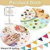 30Pcs 6 Colors Flower Alloy Enamel Pendants ENAM-CJ0006-22-8