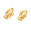Iron Clip-on Earring Findings KK-R071-06G-1