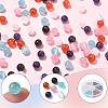 90Pcs 6 Colors Cat Eye Beads Sets CE-YW0001-01-2
