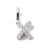 925 Sterling Silver with Cubic Zirconia Charms STER-Q004-01X-S-1