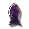 Natural Amethyst Pendants G-G932-B25-2