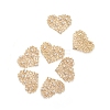 Brass Micro Pave Cubic Zirconia Pendants KK-F803-24G-1