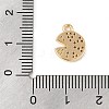 Brass Micro Pave Cubic Zirconia Pendants KK-R219-36A-G-3