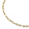 Ion Plating(IP) 316 Surgical Stainless Steel Figaro Chain Necklaces for Women NJEW-D052-04G-2