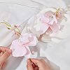 Silk Cloth Artificial Flower Boutonniere AJEW-DR0001-55B-4