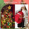 Christmas Theme DIY Handmade Woven Cotton Christmas Reindeer Keychain Making Kits DIY-SC0028-11-6