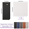 5Pcs 5 Colors Rectangle PU Leather Eyelasses Case AJEW-CN0005-39-2