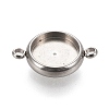 Tarnish Resistant 304 Stainless Steel Links Connectors Settings LS-X-STAS-K202-02D-P-1
