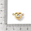 201 Stainless Steel 100 Languages I love you Projection Connector Charms STAS-A110-02G-3