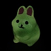 Rabbit Luminous Resin Display Decorations DJEW-F023-B01-2