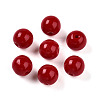 Opaque Solid Color Glass Beads LS-GLAA-N007-8mm-A03-1