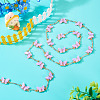 1M Handmade Acrylic Butterfly Link Chains CHC-TA0001-24A-4