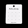 Rectangle Paper Earring Display Cards CDIS-T004-02-1