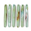 Opaque Acrylic Imitation Jade Big Pendants OACR-T033-13B-1