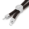 Twisted Nylon Cord Silder Bracelets DIY-B066-03P-17-2