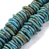 Graduated Synthetic Turquoise Beads Strands G-A237-01D-1