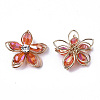 Handmade Wire Wrapped Glass Pendants LS-FIND-N050-05A-2