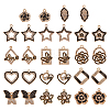 28Pcs 14 Styles Alloy Enamel Pendants FIND-TA0002-71-2