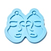 Abstract Face Silicone Molds X-DIY-F056-01C-01C-1
