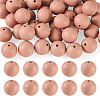 50Pcs Food Grade Eco-Friendly Silicone Beads SIL-TADJ0001-03D-2